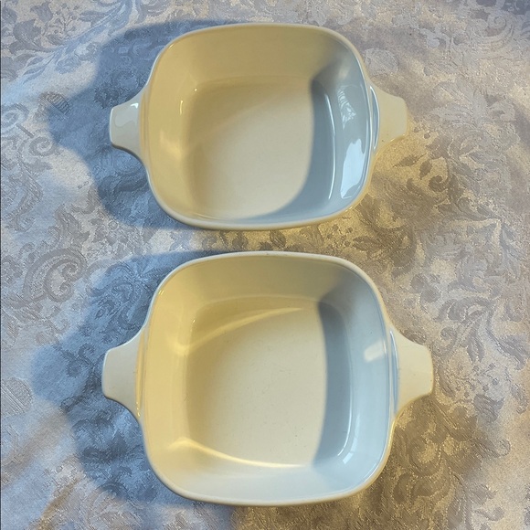 Vintage Corningware P-41 White Petite Pan with Blue Design.  Qty. (2) - Picture 4 of 4